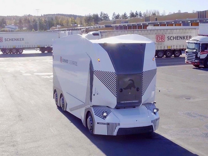 Autonomní elektrický nákladní vůz T-pod